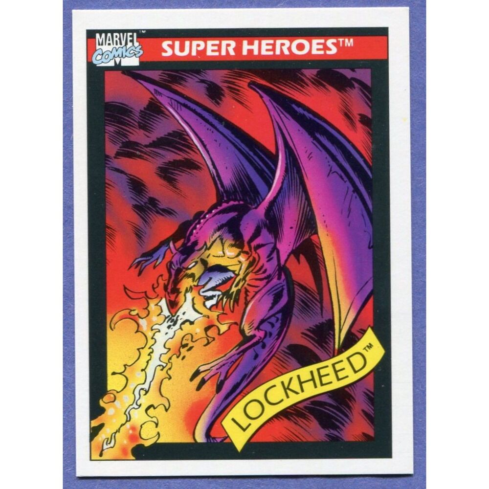 1990 Marvel Universe Card - #27 Lockheed